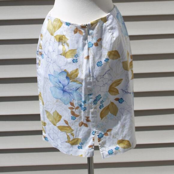 Crossing Pointe Women's Cotton Spring Floral Skirt Lightweight Fairycore Size 10 - Picture 8 of 12